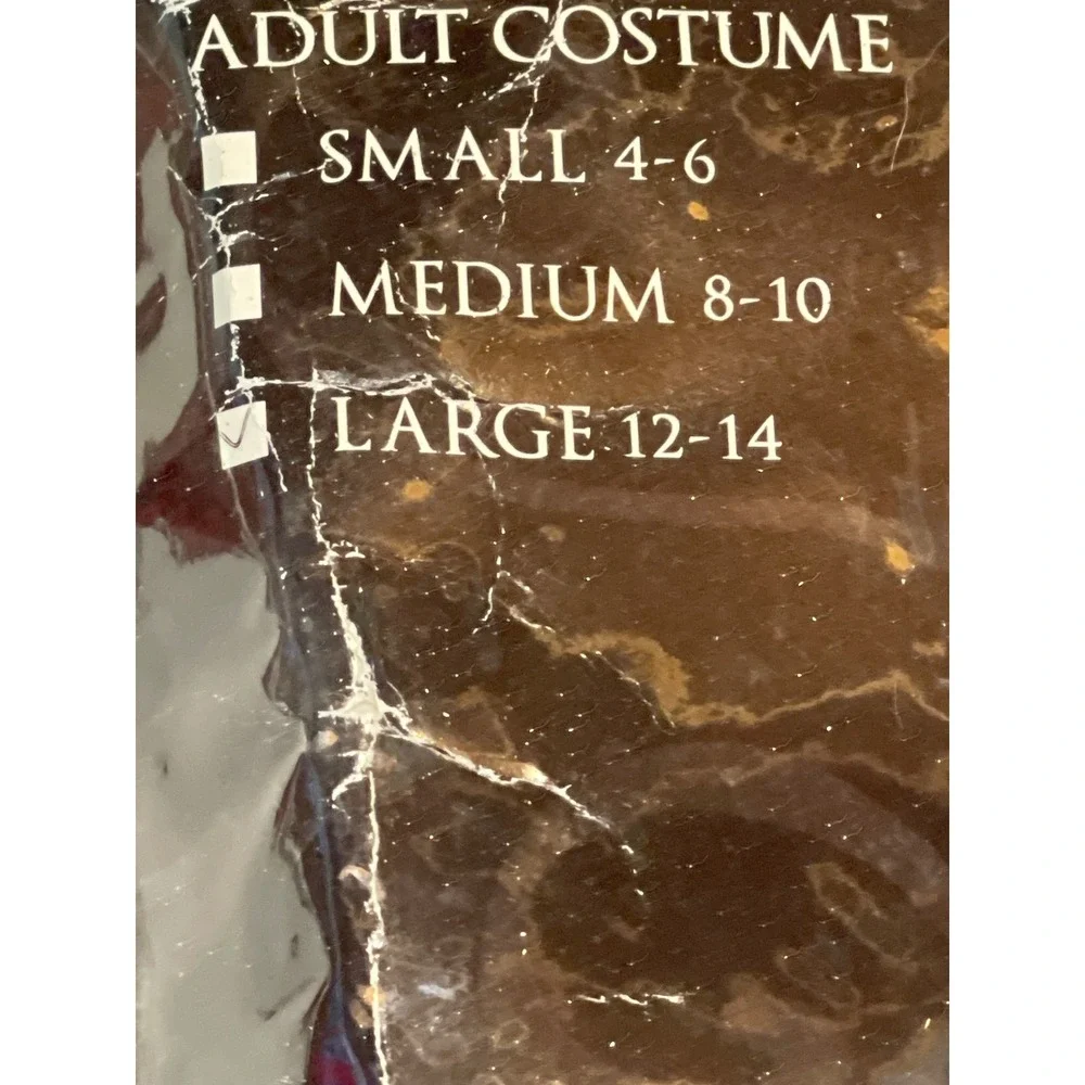Spirit Sexy Scottie Costume Women Large Red Plaid Polyester Scottish Halloween - Picture 2 of 9